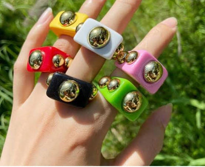 Classic Enamel Rings